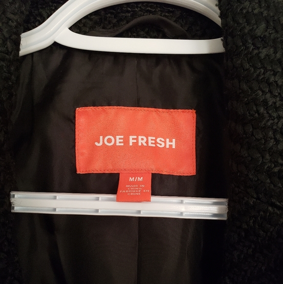 Classic Black Tweed Coat - Picture 4 of 4